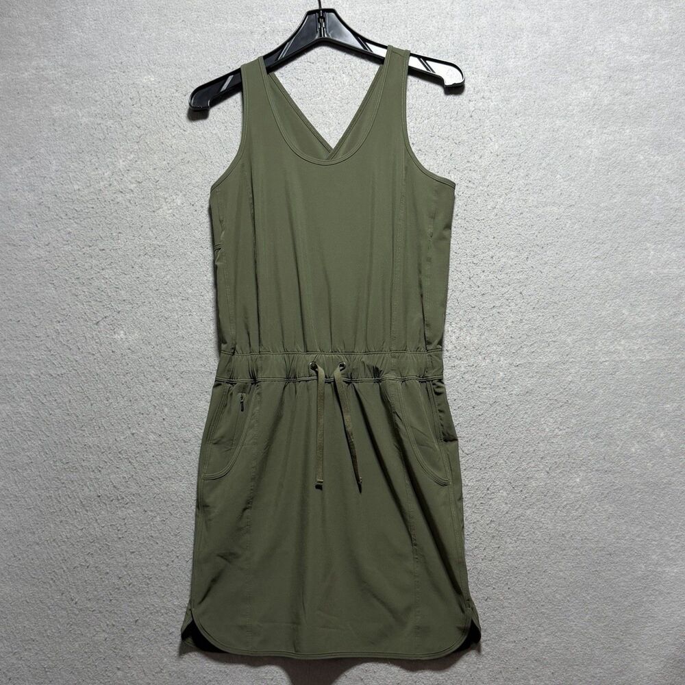 Patagonia Fleetwith Dress Basin Green Women’s Size XS Green Sleeveless Pockets